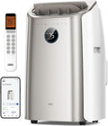 Dreo Portable Air Conditioners, 12,000 BTU AC Unit for Bedroom with Drainage-free Cooling, 46dB Quiet, APP/Voice/Remote, 24h Timer with Fan & Dehumidifier, Smart Standing AC for Room Indoors, AC515S by DREO