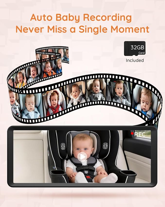 Babyvue BV3 MAX Dual Car Camera Baby Monitor - Image 4