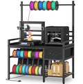 3D Printer Stand with Filament Storage – Tall 66" Heavy Duty Metal 3D Printer by Anrigeail