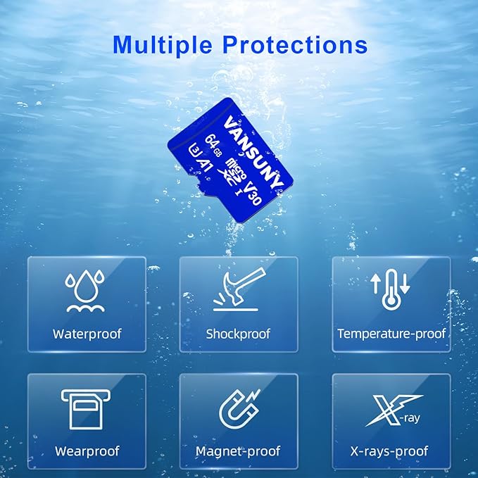 Vansuny Micro SD Card 64GB 5 Pack microSDXC Memory Card - Image 7