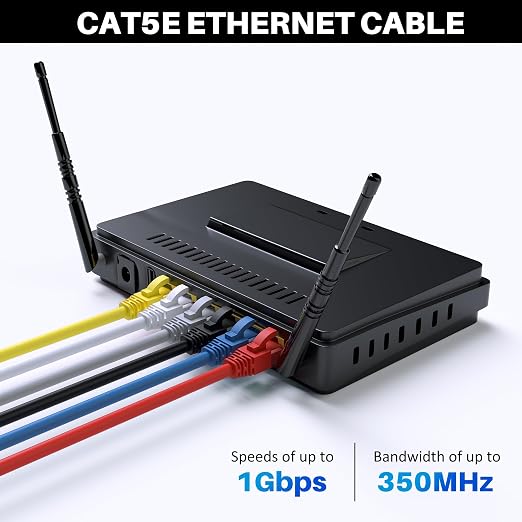 Kxable Cat5e Ethernet Cable 300 FT, Cat 5e Internet Cable, Standard RJ45 - Image 4