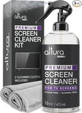 Screen Cleaner Spray & Wipe Kit Computer Screen Cleaner + 2 Microfiber Cleaning by AlturaPhoto