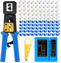 Gaobige rj45 Crimping Tool for Cat6 Cat5e Cat5, Sturdy Crimper for rj45 rj12/11 by GaobigeNetworkToolKit