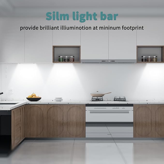 ASOKO Dimmable LED Under Cabinet Lighting Cold White 5000K, 3 Pack 12 inch - Image 6