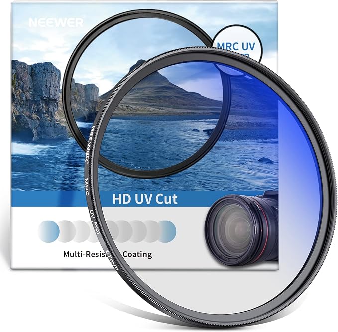 NEEWER 67mm MRC UV Protection Filter 30 Layers Nano Multi-Resistant Coatings/HD by Neewer