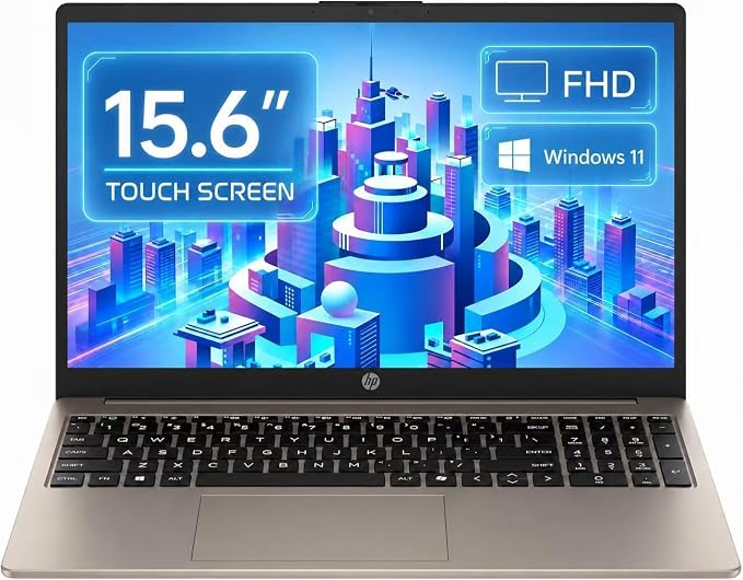 HP Pavilion 15.6 Inch FHD IPS Touchscreen Anti-Glare Laptop, Windows 11, 16GB RAM, 1TB SSD, Intel Processor Up to 3.8GHz, 11Hours Battery Life, Privacy Camera Shutter, Type-C, Cozy Cashmere by HP