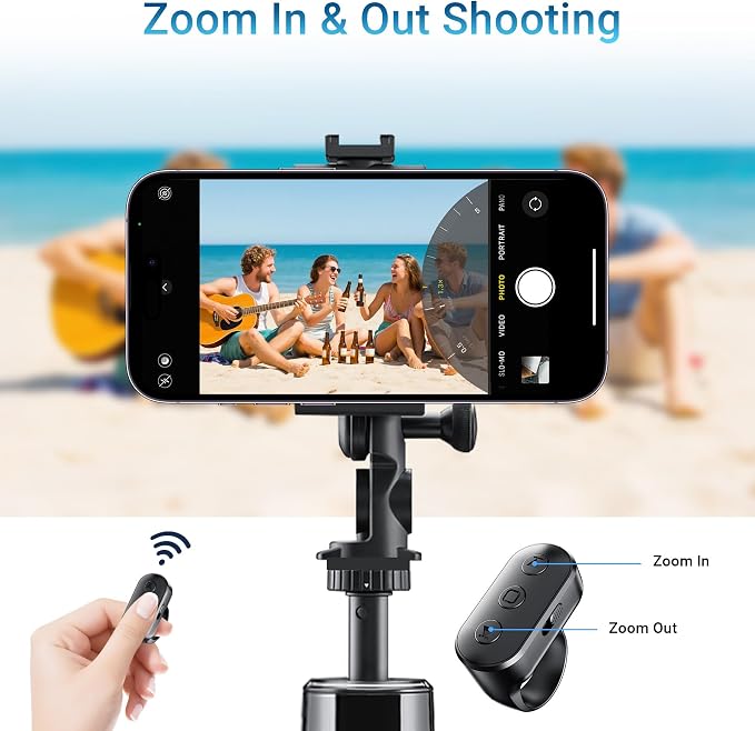 Phone Remote with Zoom for iPhone Android Camera Accessories, Phone Front/Rear - Image 3