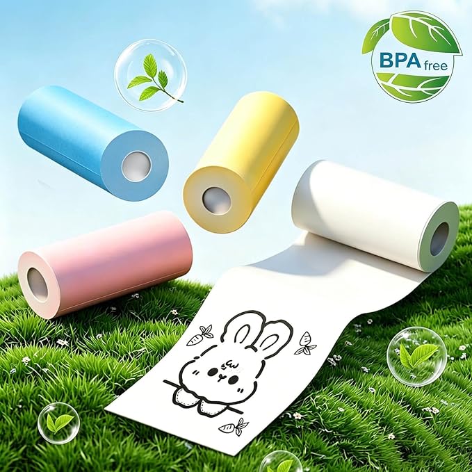 36 Rolls Kids Camera Paper Roll Refill Compatible - Image 10