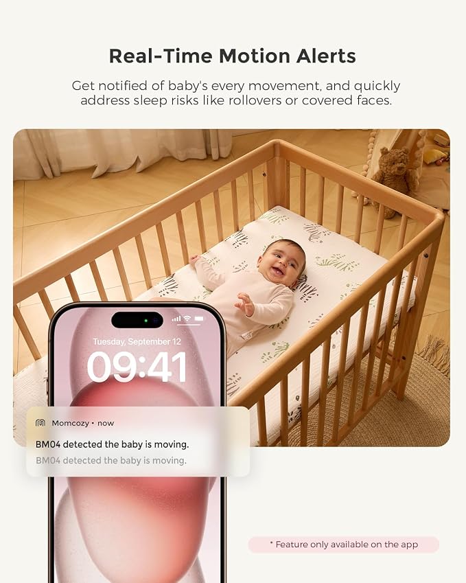 Momcozy BM04 Smart WiFi Baby Monitor - Image 4