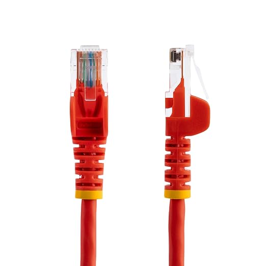 StarTech.com 25ft Red Cat5e Snagless RJ45 UTP Patch Cable - 25 ft Patch Cord - - Image 2