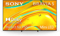 Sony 75 Inch BRAVIA 5 Mini LED 4K HDR Smart Google TV (K-75XR50) | XR Processor with AI Technology, Dolby Vision/Atmos, XR Backlight Master Drive, 120Hz Refresh Rate, 4K movie credits included by Unknown