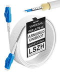 OS2 Armored Uniboot Fiber Optic Patch Cable LC to LC, SMF LC-LC Fiber Patch by VANDESAIL