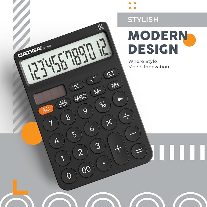 CATIGA 12 Digit Desktop Calculator - Image 6