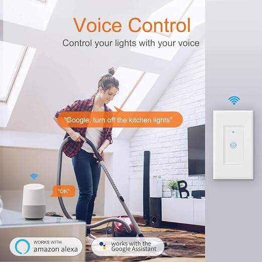 Smart Switch, Smart Light Switch, Single-Pole, No Hub Required, Neutral Wire - Image 7