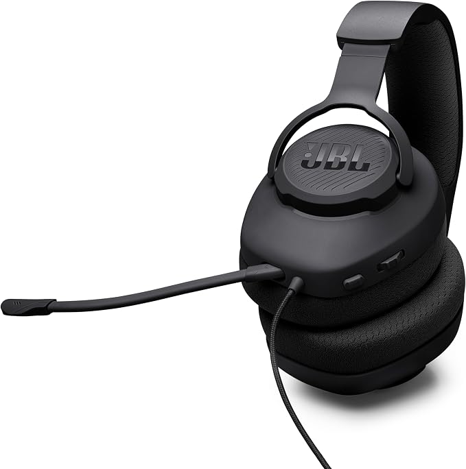 JBL Quantum 100M2 Wired Gaming Headset, Detachable Mic - Black | Memory Foam Ear Cushions And 3.5 Mm Jack Work With PC, PlayStation, Xbox, Nintendo Switch For Immersive PC Gaming Sessions - Image 11