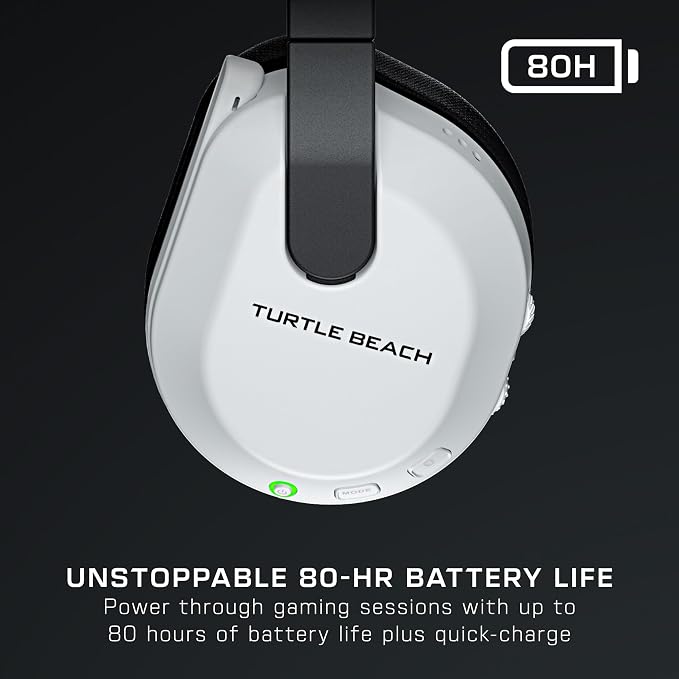 Turtle Beach Stealth 600 Wireless Gaming Headset for Xbox, PS5, PC, Mobile | Xbox Series X|S, Xbox One, PlayStation, PS4, Multiplatform, Bluetooth, 50mm Drivers, 80-Hr Battery, Flip-to-Mute Mic, White - Image 3