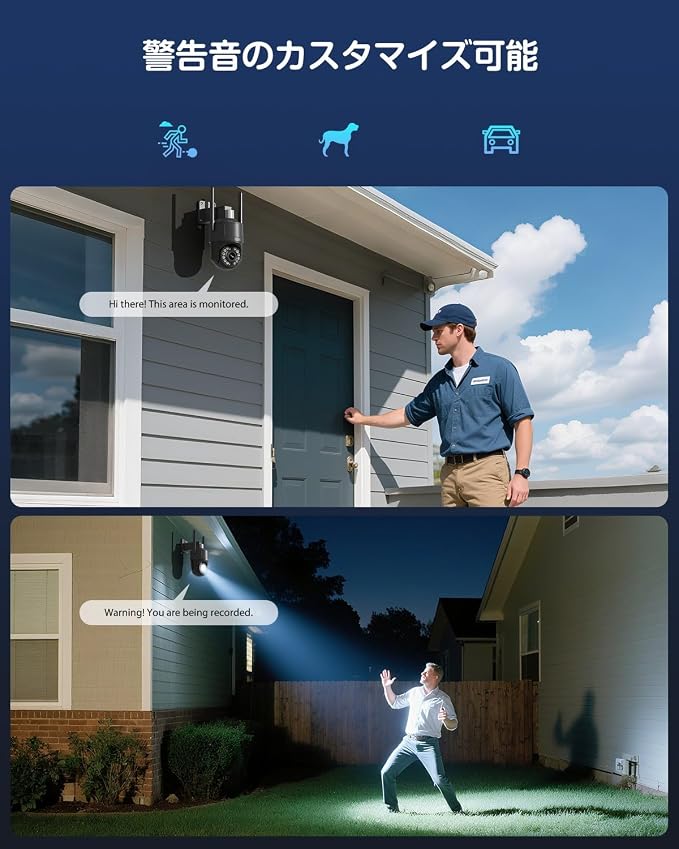 Ctronics 4K Security Camera Outdoor, Smart Night Vision 30M, Human/Vehicle/Pet - Image 8