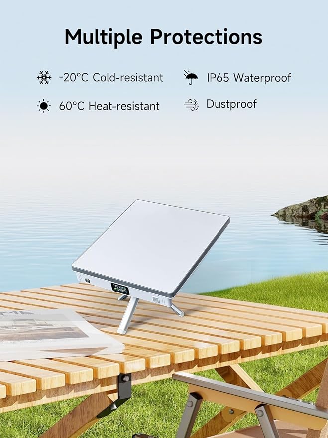 PeakDo LinkPower 1 Power Bank Compatible with Starlink Mini, 27500mAh 99Wh Portable Charger with USB-C Bidirectional Power Delivery, LCD Display, Smart App, DC Cable, Battery Pack for Outdoor&Camping - Image 4