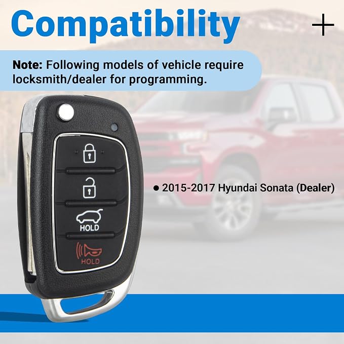 Key Fob Replacement Compatible - Image 2