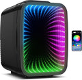 BEICHEN Mini Fridge 4L/6 Can With APP Light Controller for Gaming Room | 4L compact design| APP-controlled customized gaming light | Silent & energy-saving | AC/DC for home & auto |Black by BEICHEN