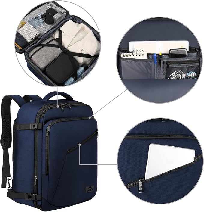 MATEIN Weekender Backpack, Large Capacity Travelling Suitcase Backpack - Image 8