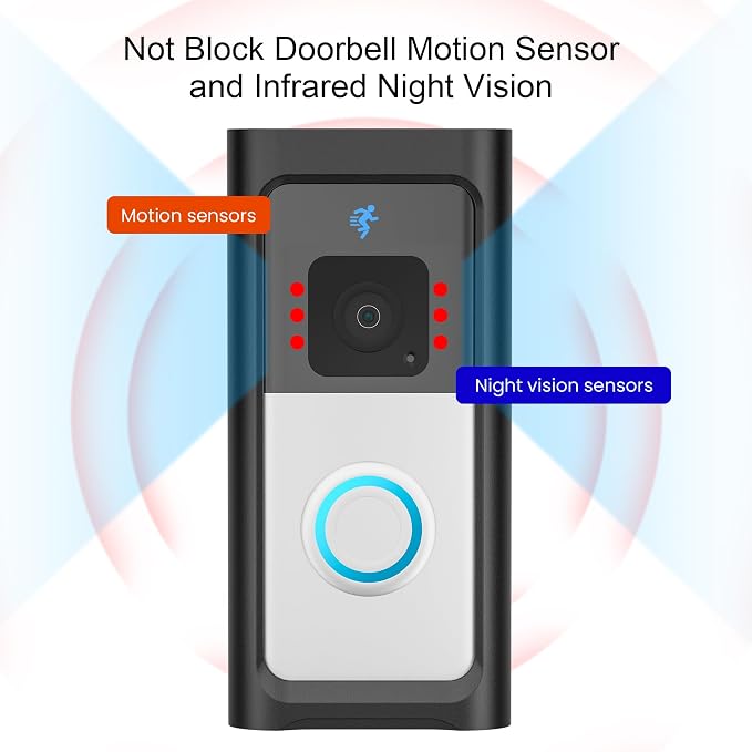 Adhesive Doorbell Mount No-Drill Compatible - Image 3