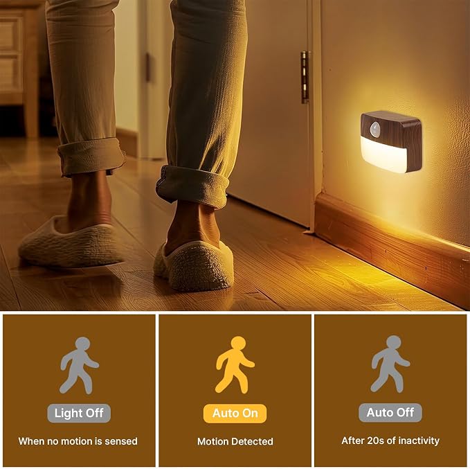 Guankai 3 Pack Motion Sensor Stair Light - Image 3