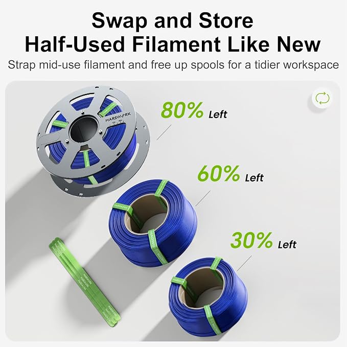 Aluminum Reusable Spool for Refill Filament, Durable Metal Design - Image 3
