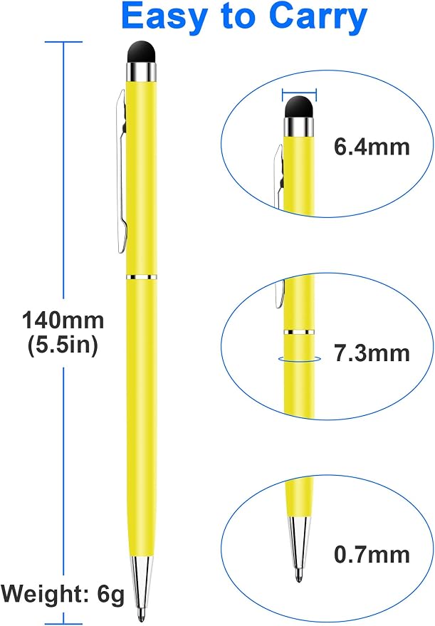 innhom 12 Pack Stylus Pens for Touch Screens Stylus Pen for ipad Compatible - Image 6