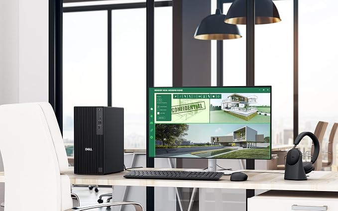 Dell Desktop Tower, Intel Core i7-12700K(12 Cores, 20 Threads) Processor, 32GB DDR5 RAM, 1TB PCIe SSD, Dual 4K Monitor Support (HDMI & DP), Wi-Fi, Bluetooth, USB-C, Windows 11 Pro, Wired KB & Mouse - Image 7