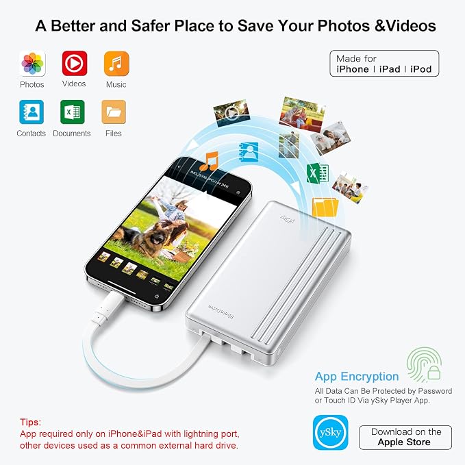 MFi Certified 2TB External Hard Drive - Image 3