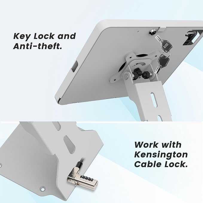Heavy Duty iPad POS Stand for Desk, All Metal - Image 4