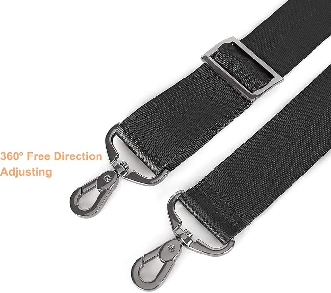 MOSISO 56 inch Shoulder Strap, Adjustable Thick Soft Universal Replacement - Image 3