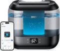 Dreo Smart Humidifiers for Bedroom, Top Fill 4L Supersized Humidifier Large Room with 28 dB, 36H Runtime, Touch/APP/Voice Control, Nightlight, Cool Mist Humidifiers for Baby, Plants, Indoor, Black by DREO