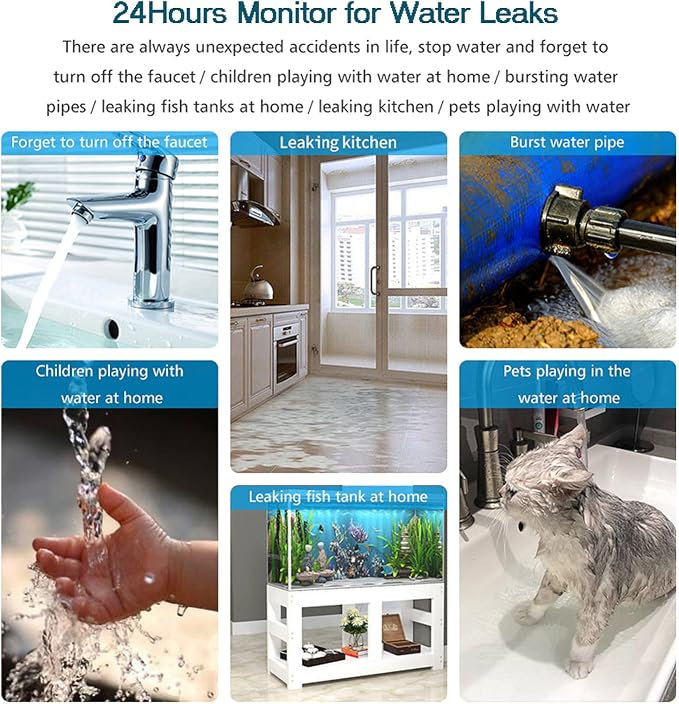 WiFi Water Sensor Leak Detector: Smart Water Leak Detector, TUYA Smart Water - Image 7