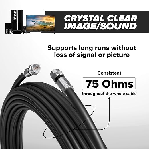 THE CIMPLE CO - RG6 Coaxial Cable 6 FT - RG6 Coax Cable - Image 5