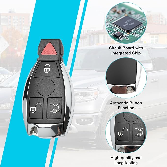 2PCS Car Key Fob Keyless Entry Remote 315MHz YZ3312 IYZ3317 - Image 4
