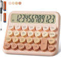 Mechanical Calculator 12 Digit Extra Large 5-Inch LCD Display, DECKLIT Battery by DECKLIT