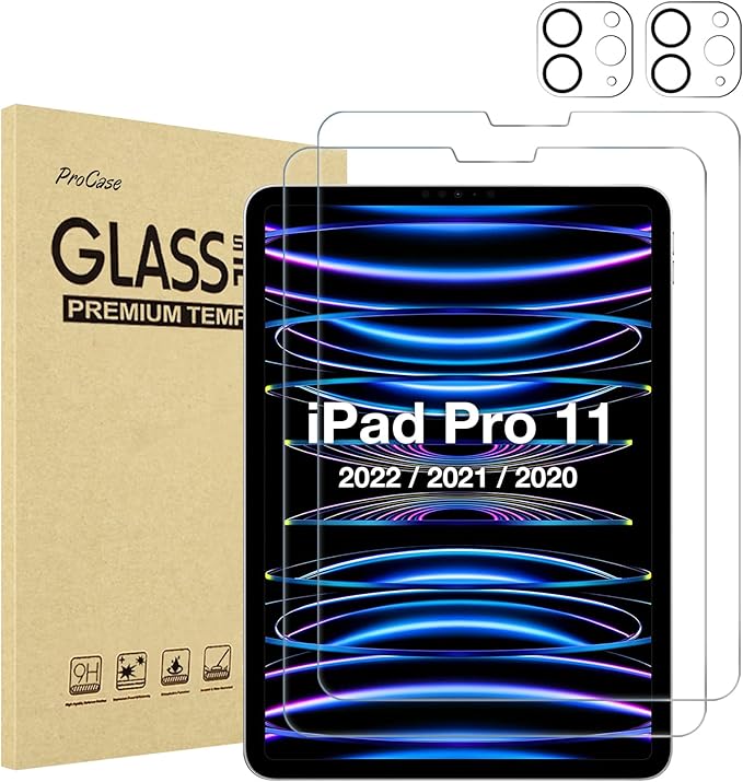 ProCase 2+2 Pack Screen Protector by ProCase