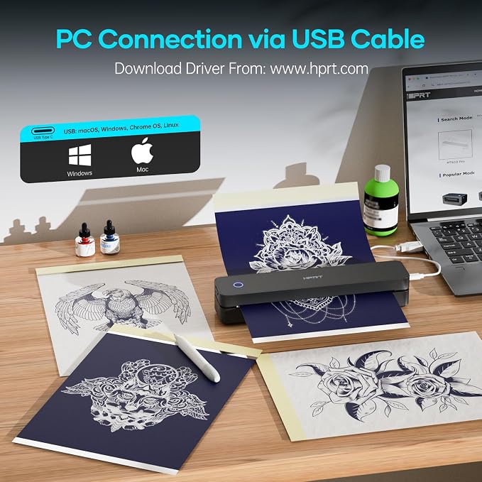 PRT Tattoo Stencil Printer Wireless - Image 4