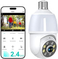 52HZ 2K Light Bulb Security Camera, 2.4GHZ WiFi Lightbulb Security Cameras by 52HZ