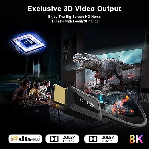 8K Fiber Optic HDMI Cable 24ft, 48Gbps Ultra High-Speed HDMI 2.1 Cable 8K@60Hz - Image 6