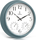 18 inch Outdoor Clocks for Patio Large Waterproof by LovelyHomeEssentials