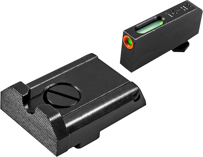 Truglo TFX PRO Handgun Sight, Glowing Shock Proof Tritium and Fiber Optic Night by TruGloInc-Sports