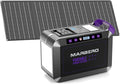 MARBERO 172Wh Solar Generator with 40W Solar Panel, Portable Solar Power Station 200W, Camping, Outdoor, Hiking, Fishing, Emergency, CPAP by MARBERO