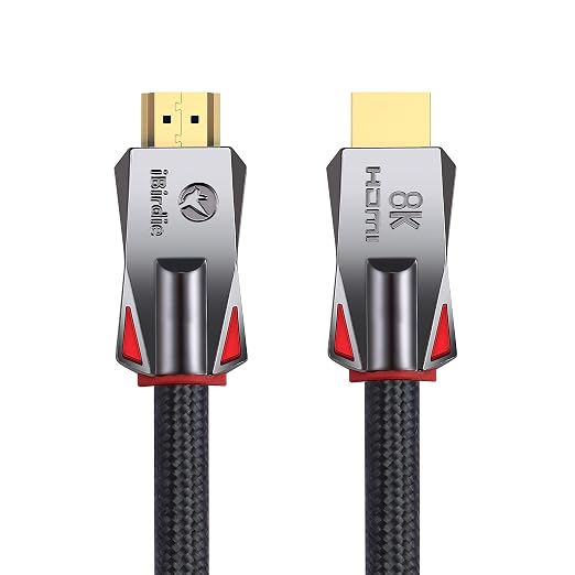 iBirdie 8K Fiber Optic HDMI Cable 50 Feet 16 Metre, Active Unidirectional Cord by iBirdie