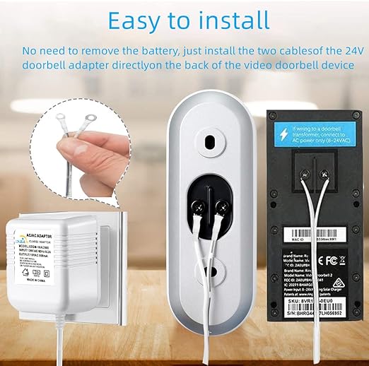 Visual Doorbell Power Adapter 18V 500mA Compatible - Image 3
