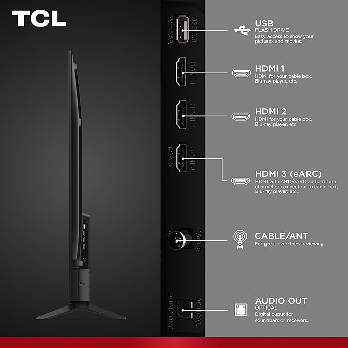 TCL 65-Inch F7D Series 4K QLED (65F7D, 2026 Model) with Dolby Vision HDR & Dolby Atmos Smart TV with Fire TV, Alexa+, Game Accelerator 120, High Brightness LED Backlight, Dolby Atmos and Voice Control - Image 3