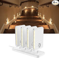 EZVALO Motion Sensor Night Lights, Rechargeable 1500mAh LED Stair Lights by EZVALO