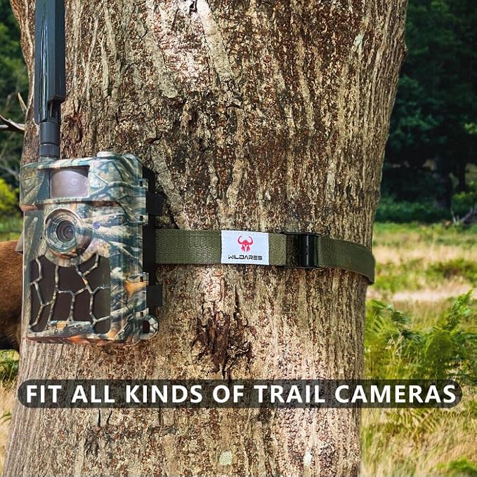 1" x 6.6' Trail Camera Strap, 1800 lbs, Heavy-Duty Game Camera Strap, Tree Belts - Image 3